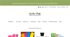 Desktop Screenshot of activpak.com